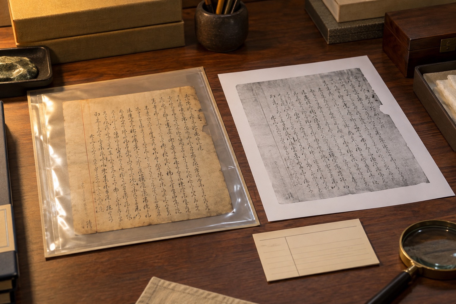 西安笔迹鉴定看原件还是复印件，先说明材料从哪里来