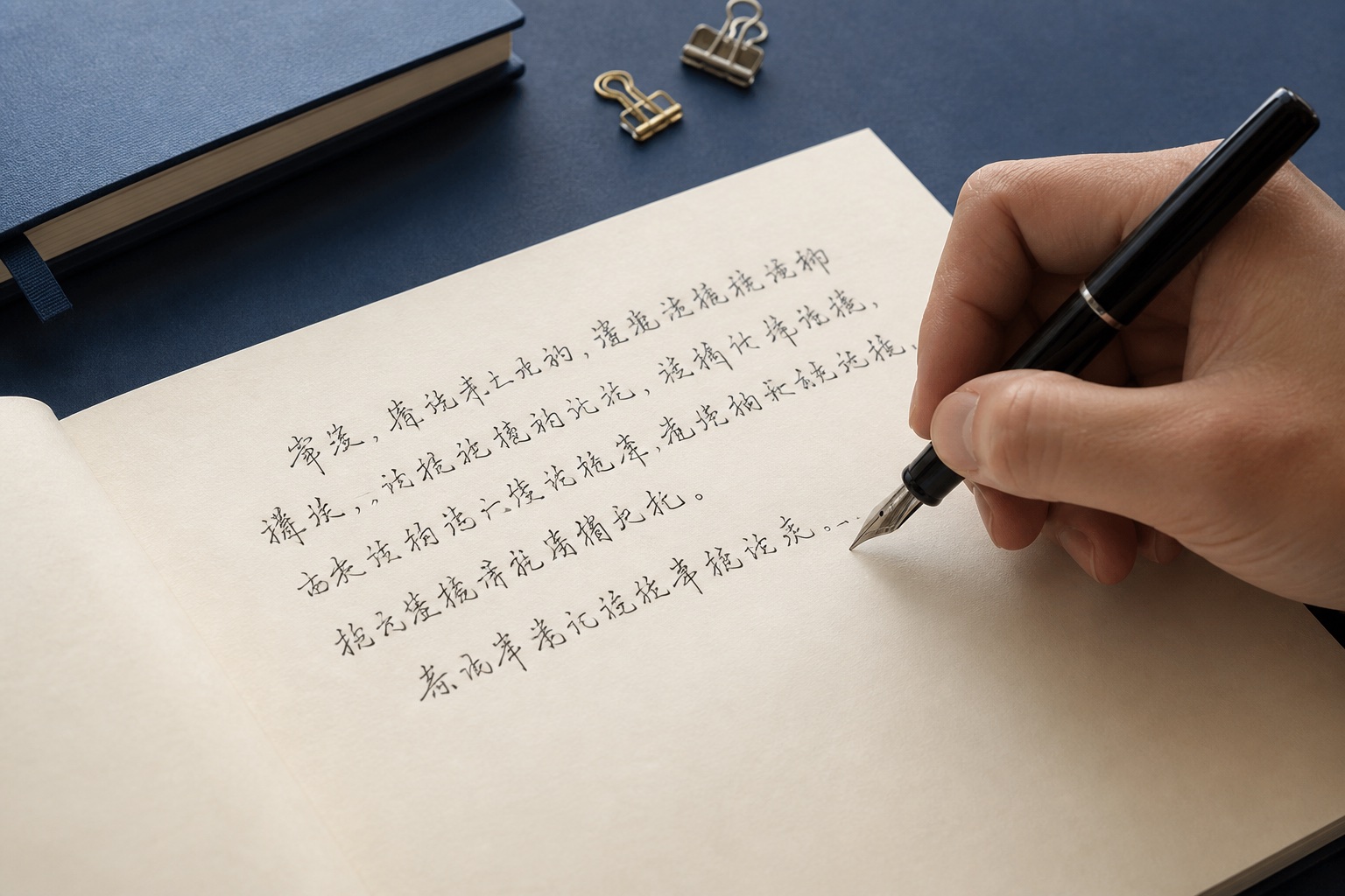 上海模仿笔迹案例成稿展示