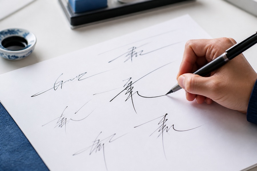 多组签字样本整理案例